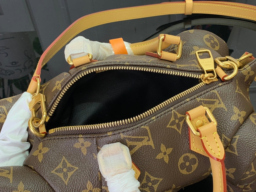 路L家-M12617 POOCH BAG手袋法鬥狗 棕色