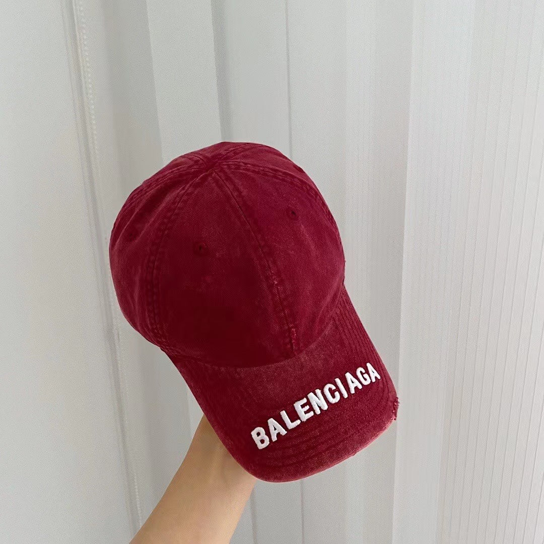 巴黎世-刺繡棒球帽 桃紅色