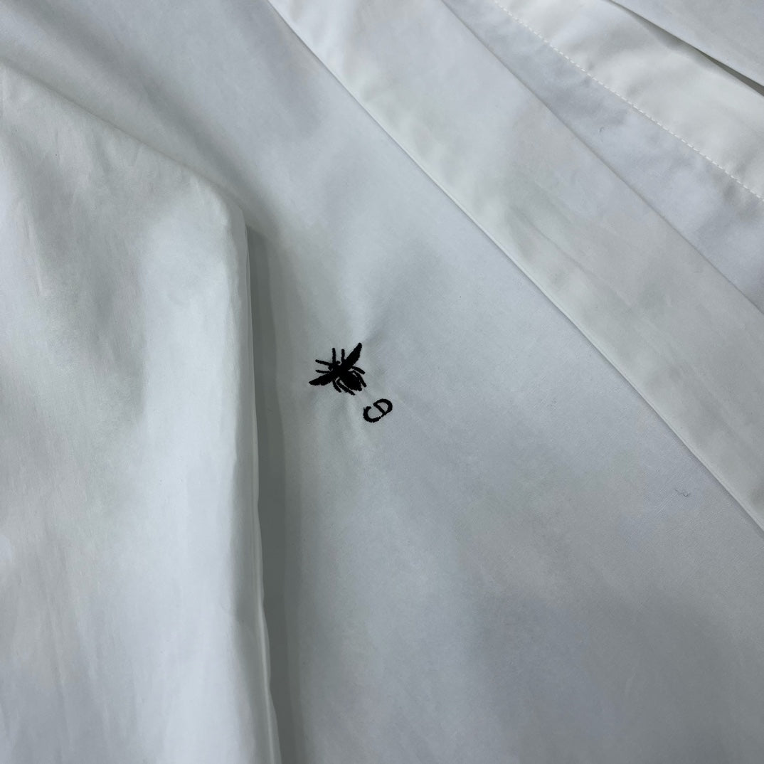 迪D家-2403 24新品上架飄帶襯衫 白色