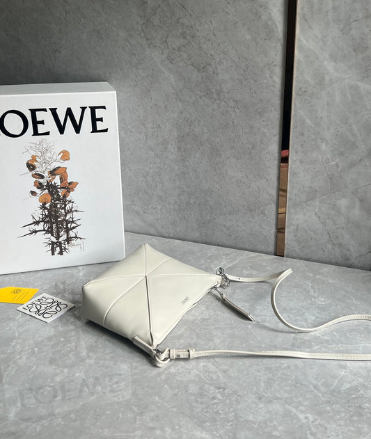 羅L威-PUZZLE FOLD POUCH 麻將包 象牙白