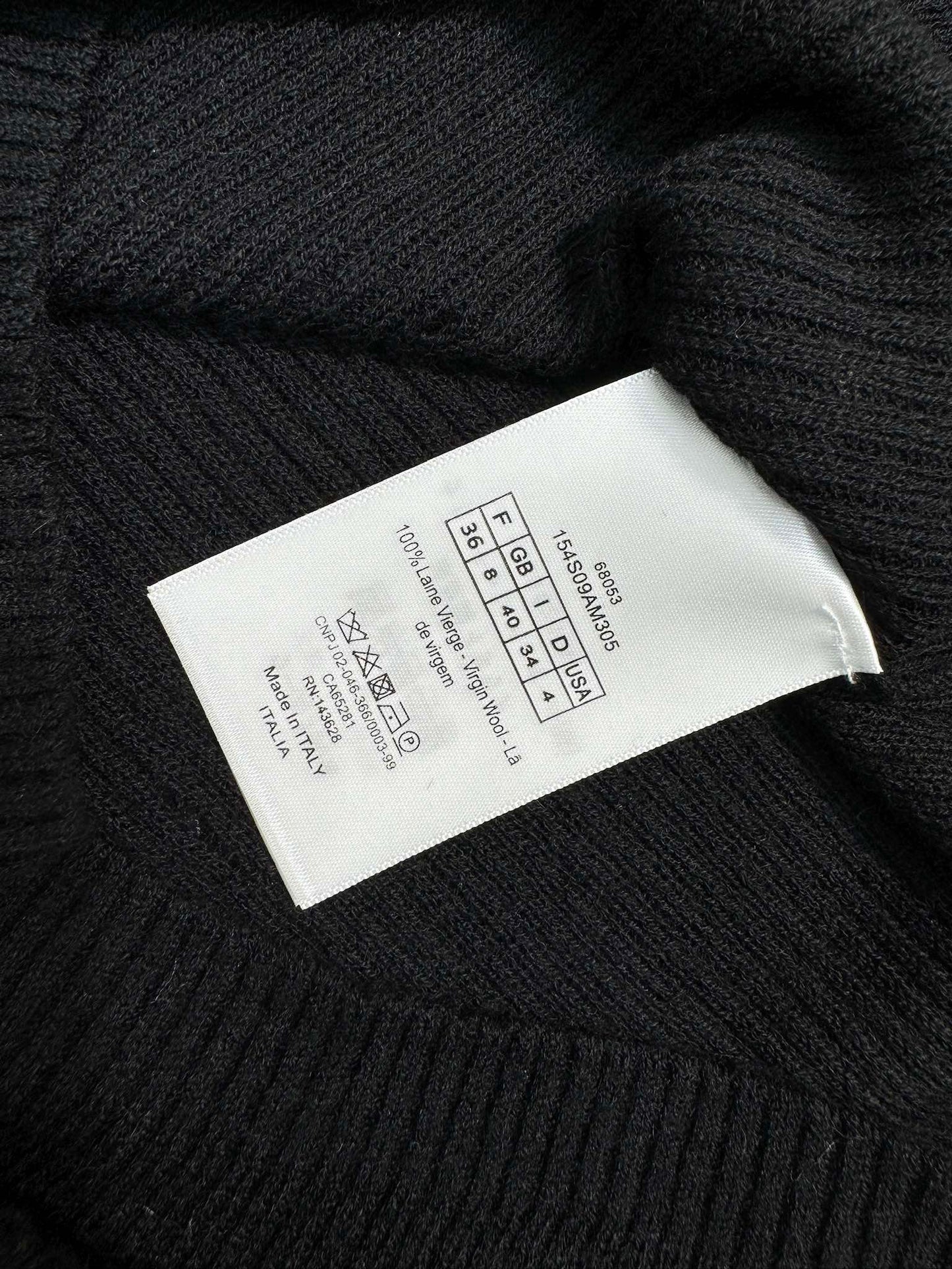 迪D家-2403 純色系修身針織背心 黑色