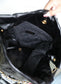 小香家-22S 22Bag 亮面小牛皮中號 黑色金扣