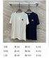 克羅C-2403 24春夏新款章仔刺繡圓領短袖TEE 杏色
