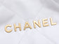 小香家-Chanel 22號手袋 橫版 白金色