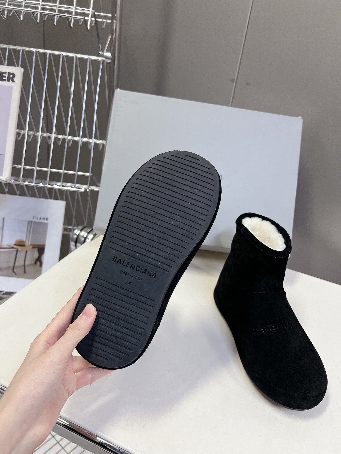 巴黎世-2024雪地靴 黑色