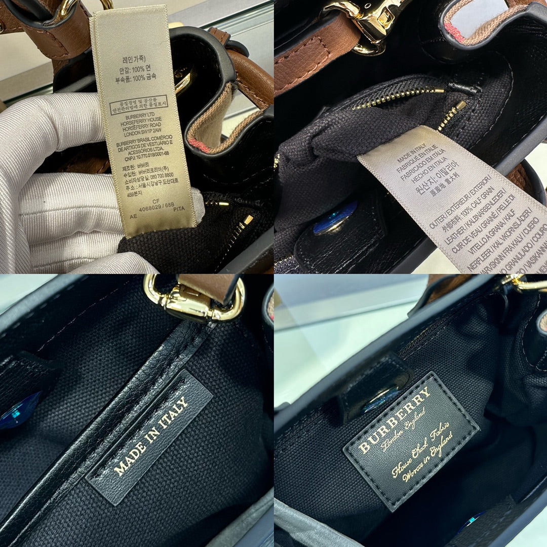 巴B家-The Banner 班纳手袋 22cm黑棕色