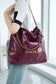小香家-2023春夏新款 22BAG 中號 酒紅色