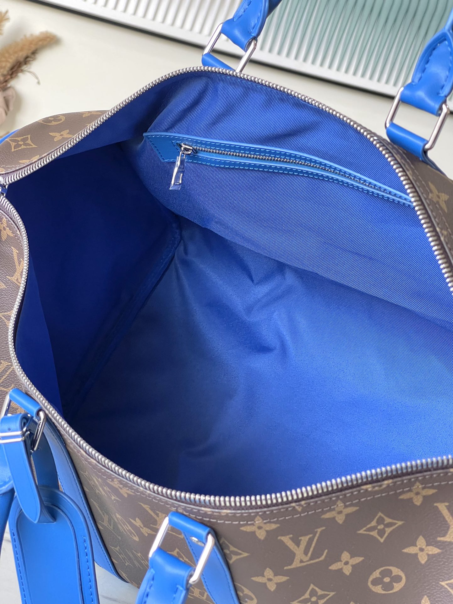 M41416 路L家-Keepall Bandoulière男款旅行袋 藍色