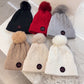 古G家-麻花針織帽 紅色