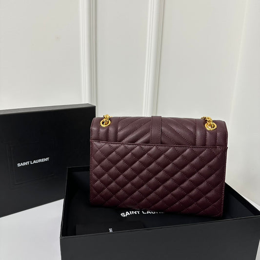 聖Y羅-Envelope 信封包 小號 酒紅色
