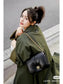 羅L威-2023 Puffer Goya羊皮手袋 黑色
