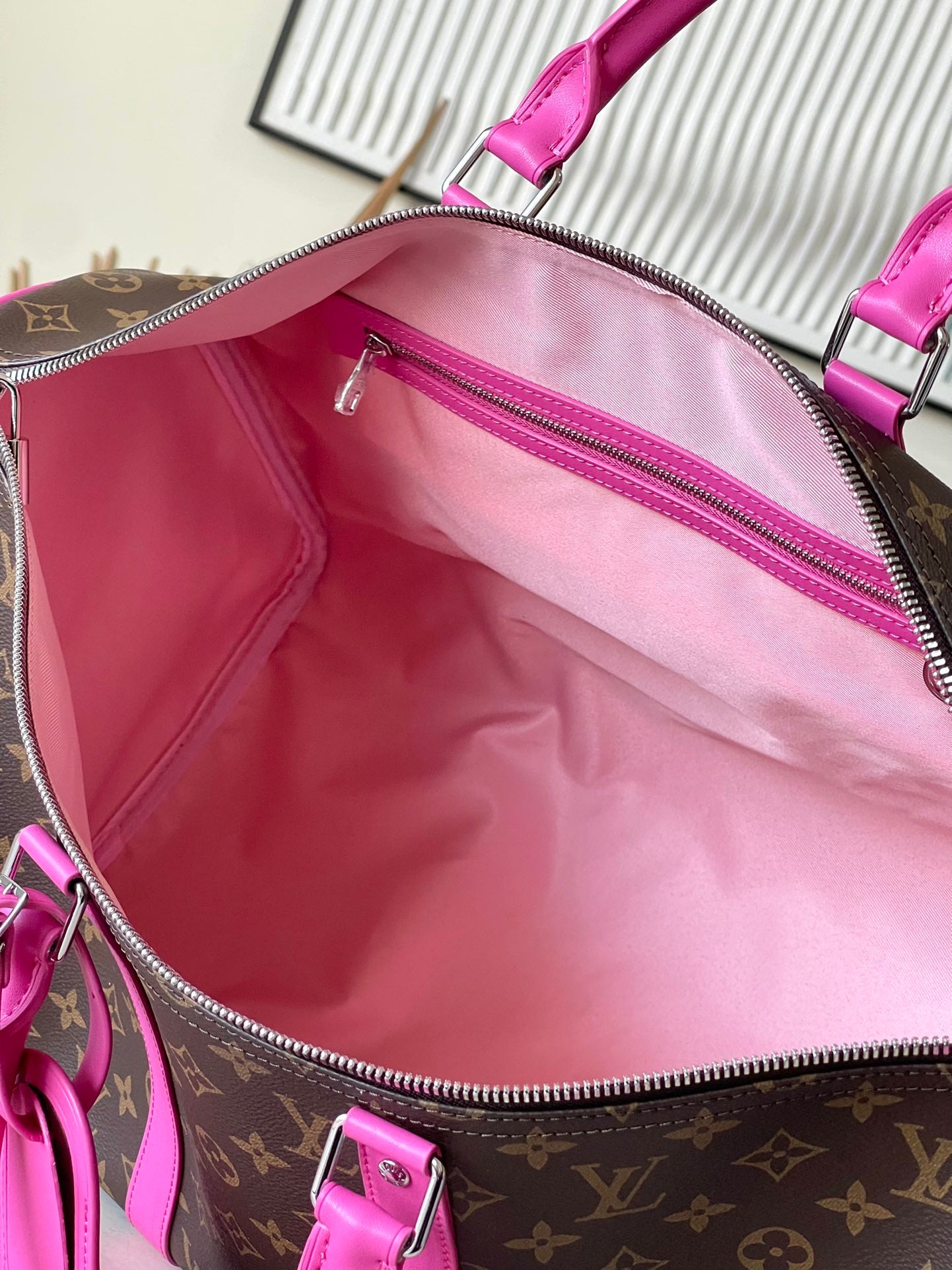 M41416 路L家-Keepall Bandoulière 旅行袋 玫紅色