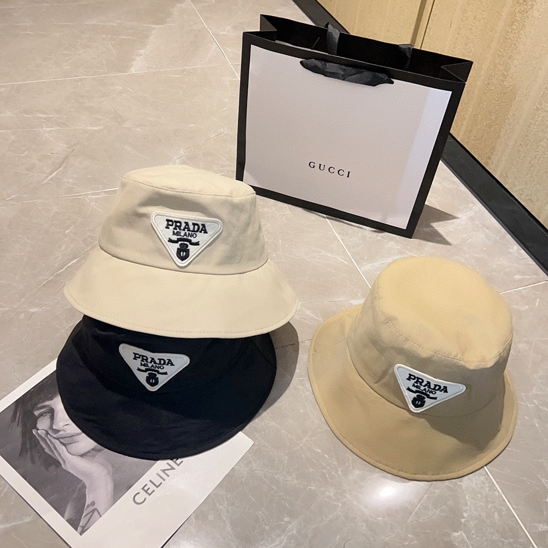 普P家-2023春夏新款 漁夫帽 白色