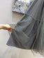 迪D家-2403 24春夏最新款靈動飄逸灰網紗半裙