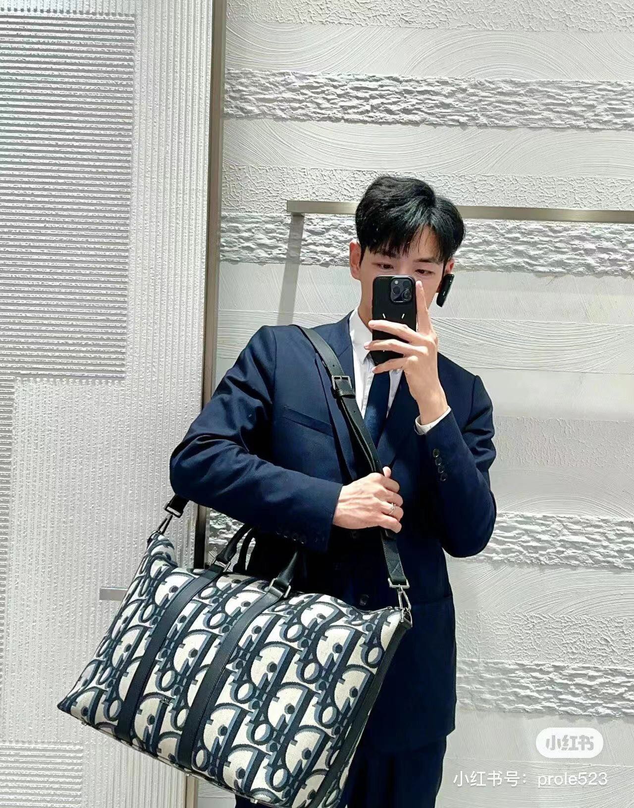 熱銷款 迪D家-Weekender 40系列 男士旅行袋 米色