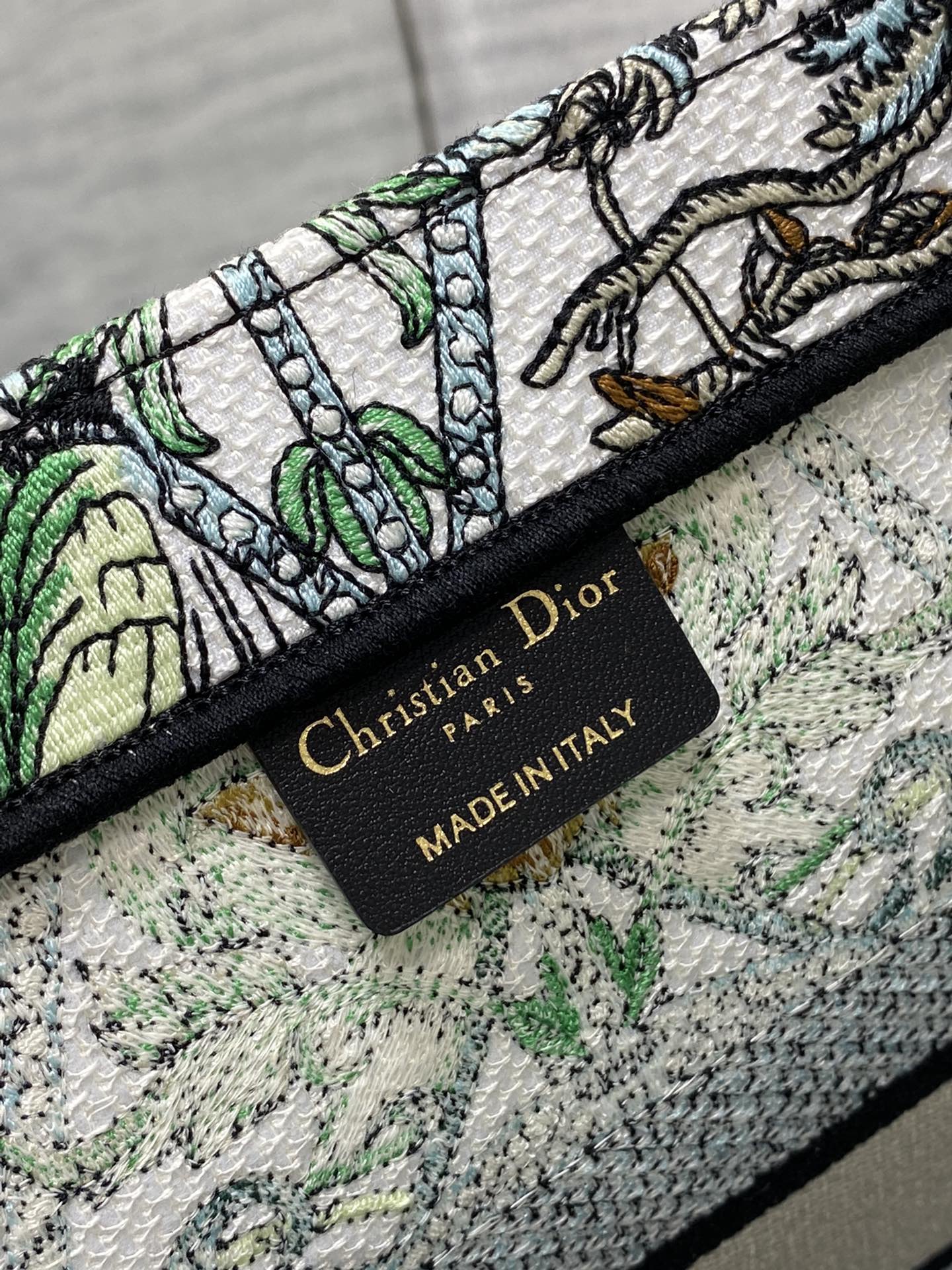 迪D家-Book Tote 2023春夏系列 浪漫花刺繡 中號