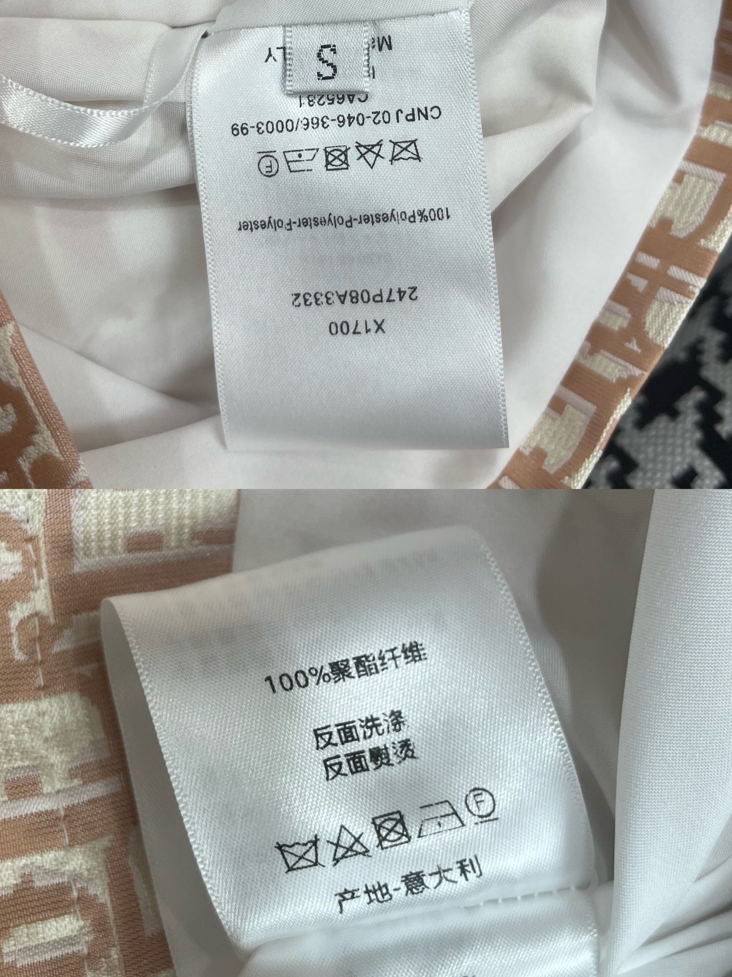 迪D家-2403 24SS春夏新款短褲裙 橘色