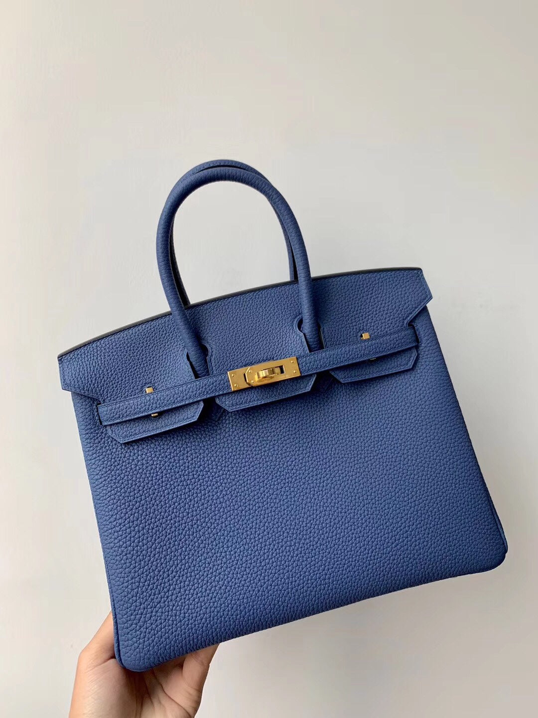小愛款-Birkin 25 Togo 7E Blue birghton 明藍色 金扣