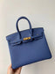 小愛款-Birkin 25 Togo 7E Blue birghton 明藍色 金扣