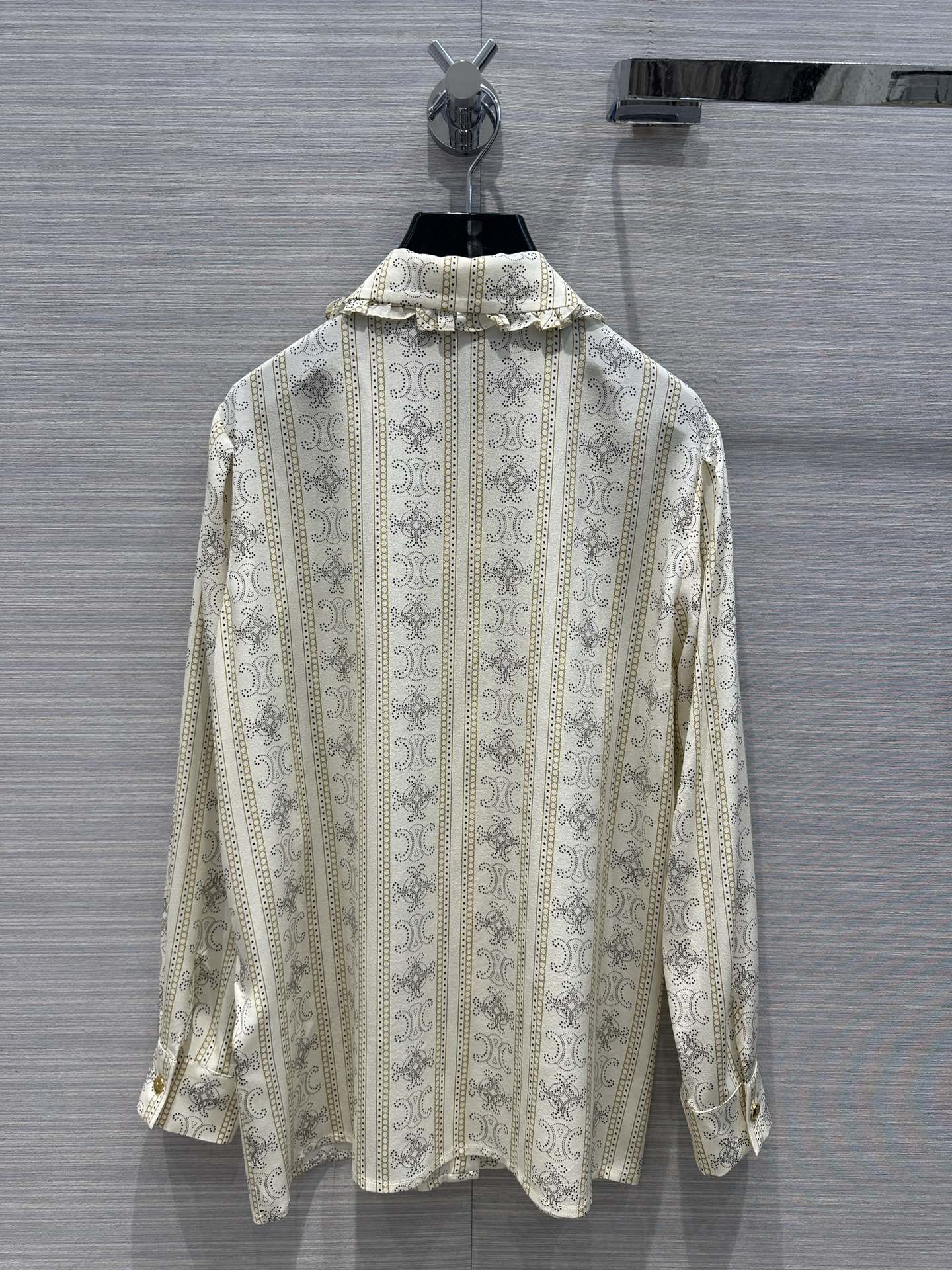 賽C家-2404 24春夏新品法式優雅氣質絲質襯衫