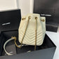 聖Y羅-Joe Backpack 絎縫雙肩包 白色金扣 Mini