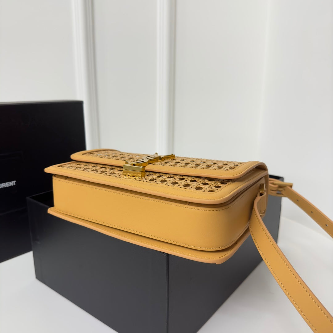聖Y羅-BOX SAINT LAURENT 豆腐包 大號 編織款