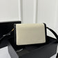 聖Y羅-BOX SAINT LAURENT 豆腐包 大號 黑拼白色
