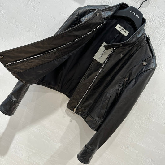巴黎世-2403 早春新品 立翻領兩穿夾克外套