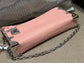 M25445  路L家-SLIM SIDE TRUNK鍊條包 粉色