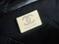 小香家-Chanel 22號手袋 黑金色大號