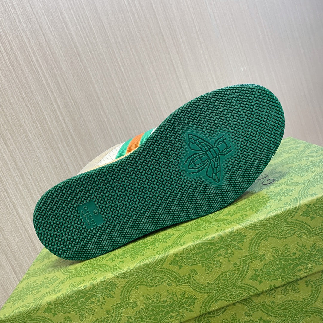 古G家-2023新款 厚底髒髒鞋 綠色