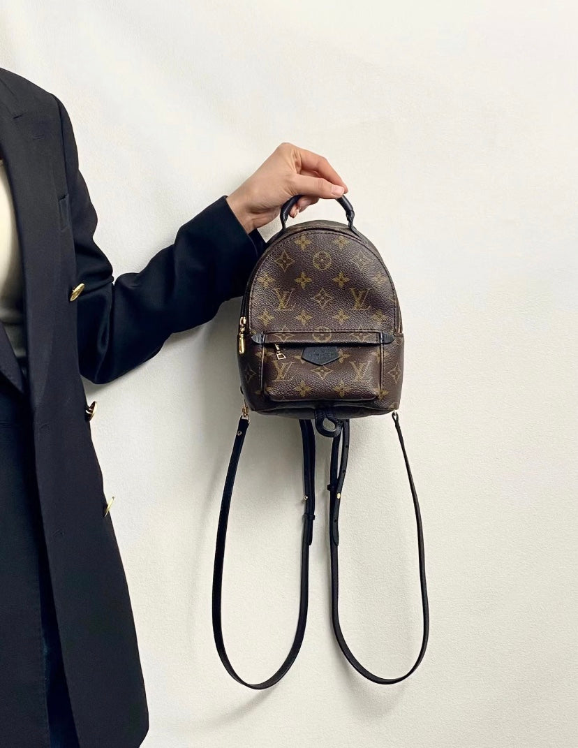 路L家-M44873 Palm Springs  Mini雙肩包 棕色