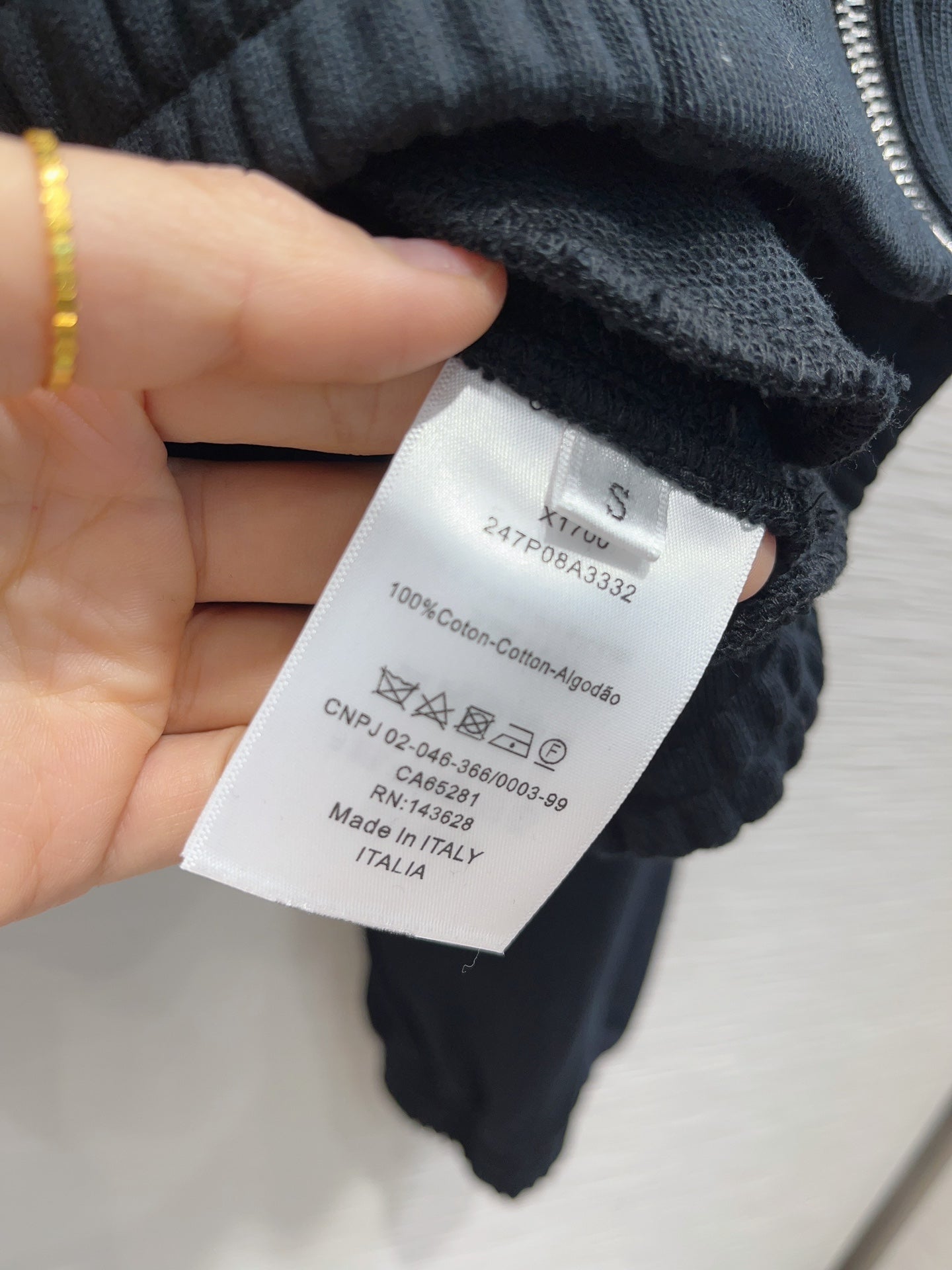 迪D家-2403 24SS新品上架羅紋字母衛衣套裝
