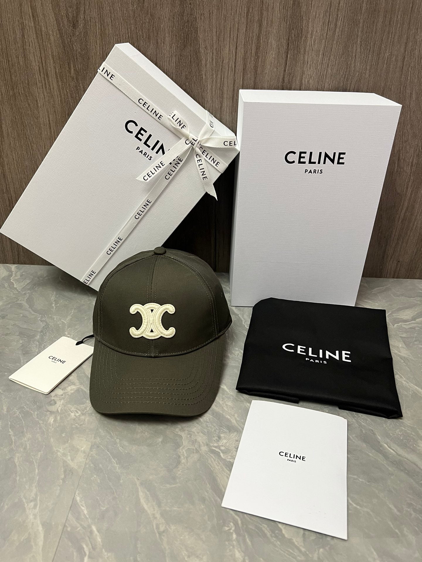 熱銷款 賽C家-官網同款凱旋刺繡棒球帽 墨綠色