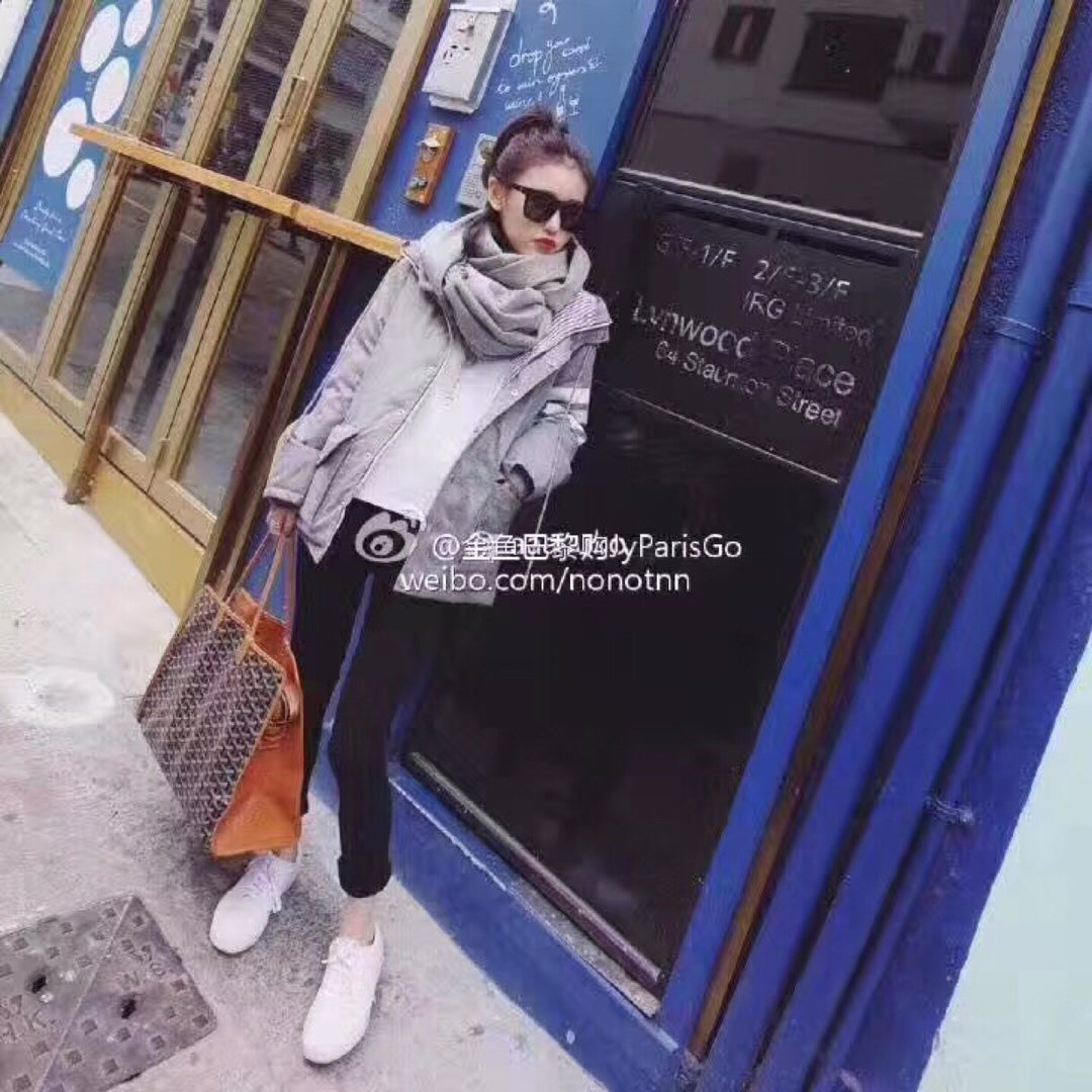 戈G家-帆布小號可折疊包 棕色