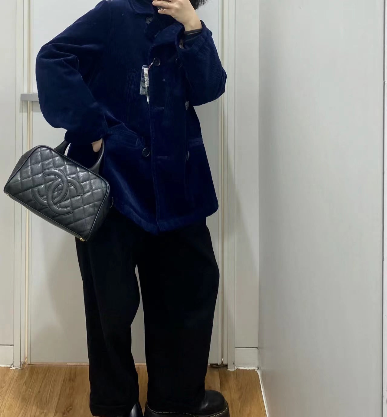 小香家-Chanel Vintage 中古保齡球包 黑色