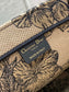 迪D家-Book Tote 2023春夏系列 老虎刺繡 杏色 大號