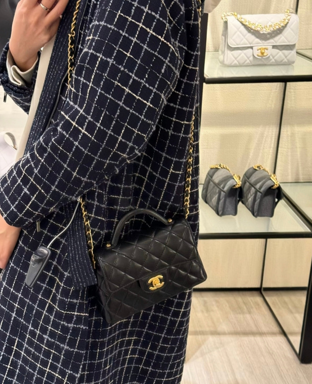 小香家-25P 羊毛Kelly 黑色
