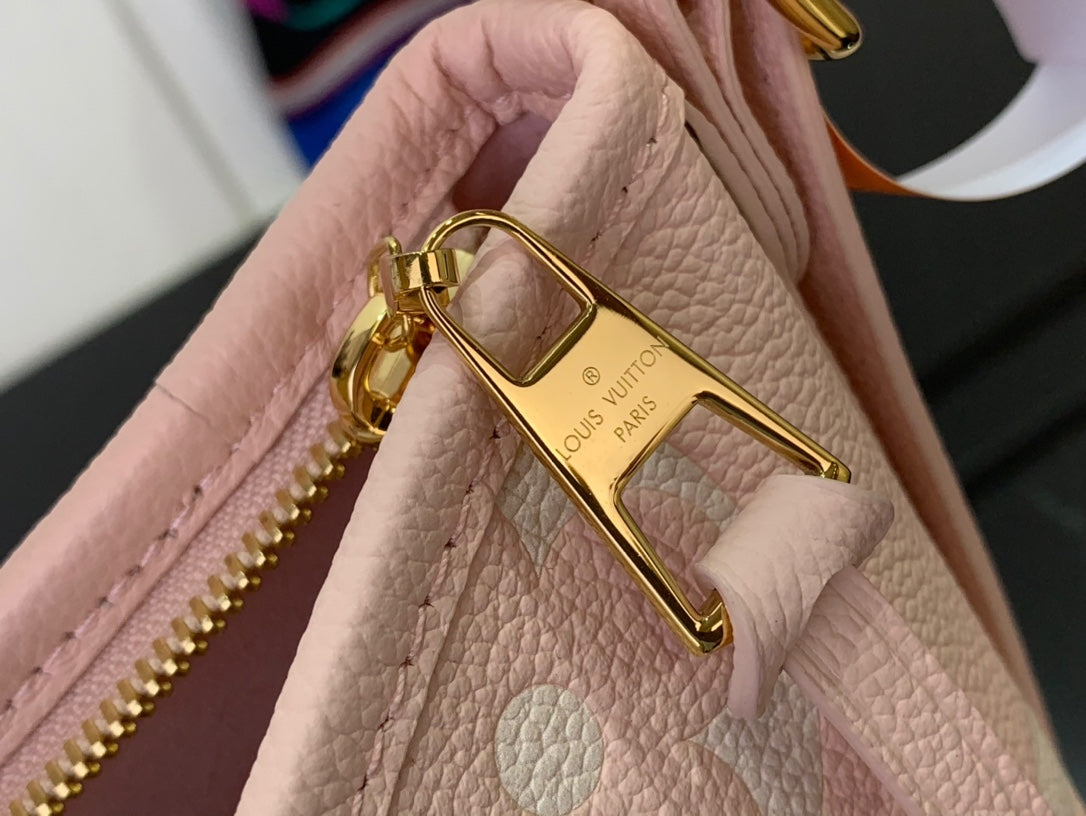 路L家-CARRYALL 絲印小號手袋 粉色