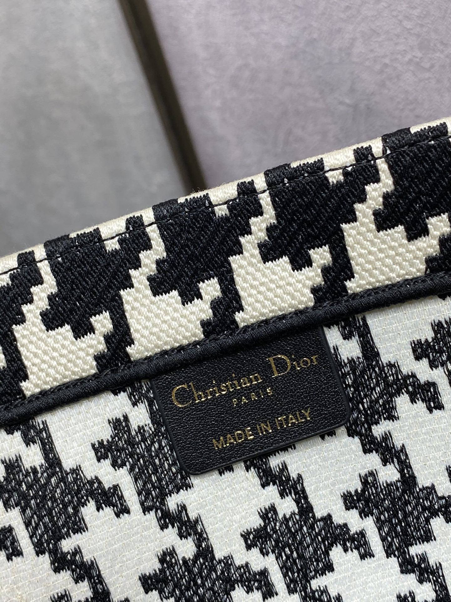 迪D家 Book Tote 千鳥格系列 大號41.5cm
