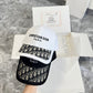 迪D家-2024早春新款重工刺繡棒球帽 白色