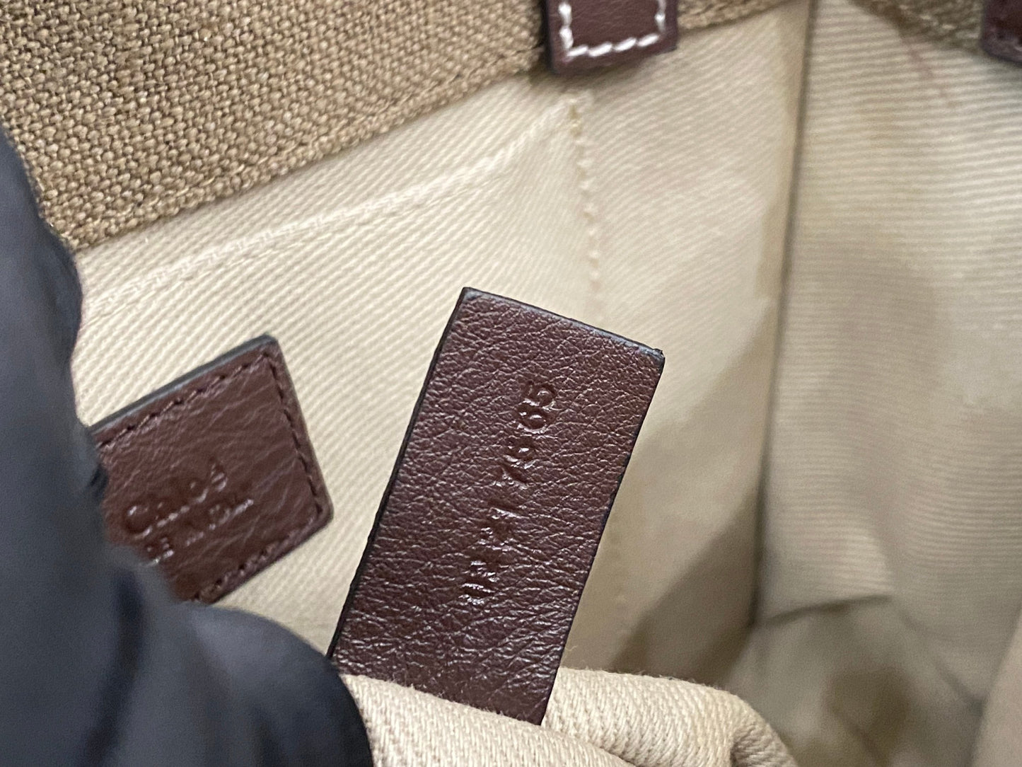 克羅C-2023年早春新款 Woody托特包 亞麻皮大軍綠色配褐色 小號