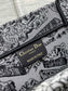 迪D家-Book Tote 2023春夏系列 巴黎地圖刺繡 灰色 中號