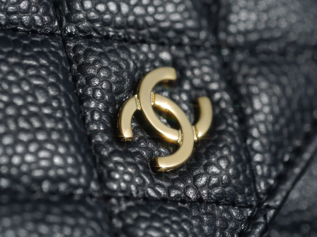 小香家-Chanel Classic WOC 荔枝皮 金扣 銀扣 鍊條包
