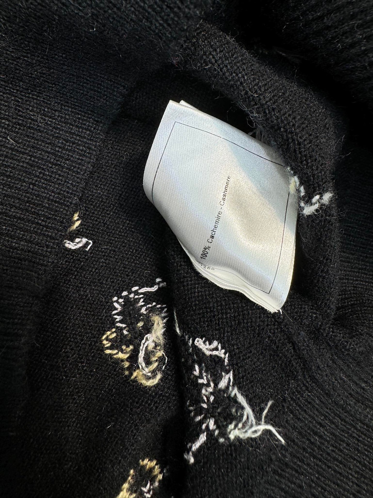 小香家-2403 24早春最新手工坊系列 四葉草針織背心 黑色