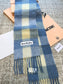 ACNE-2024彩虹圍巾 28*250 藍