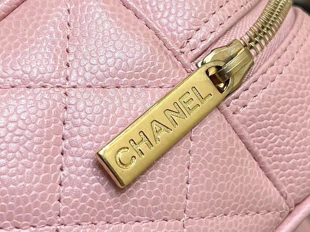 小香家-Chanel Vintage 中古保齡球包 粉色