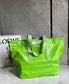羅L威-Fold shopper 最新秀款購物袋 亮綠色