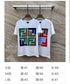 芬F家-2403 24SS春夏新款 logo字母印花短袖TEE 綠色
