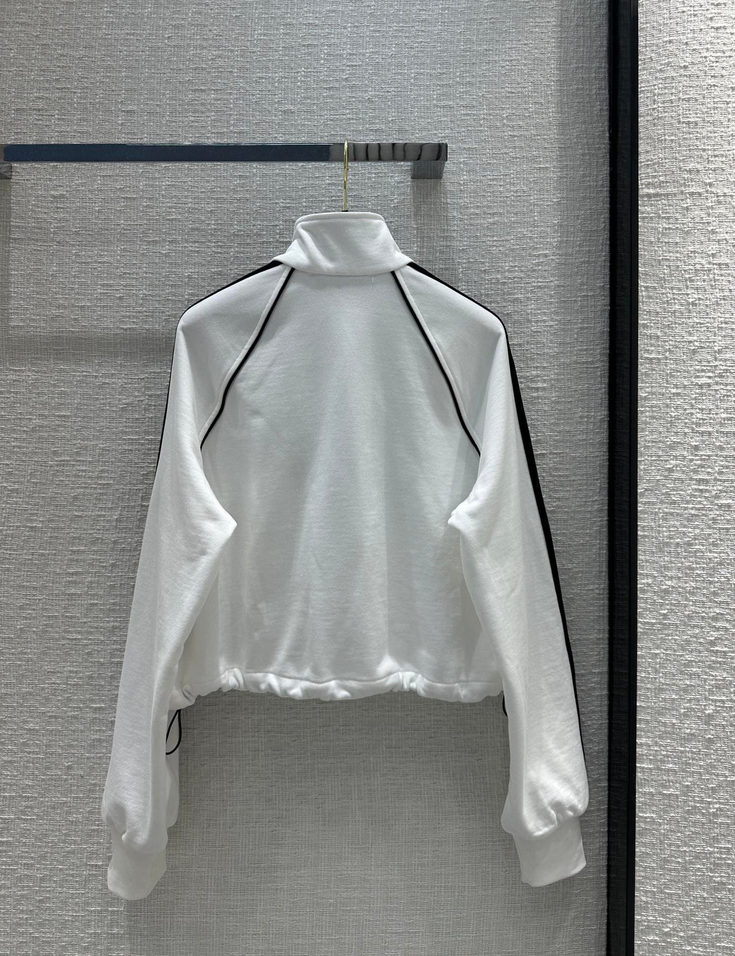 迪D家-2403 24早春新品黑白拼色衛衣套裝